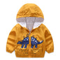 Children's dinosaur cartoon coat