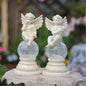 Garden balcony angel solar light