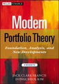 Modern Portfolio Theory, + Website: Foundations, Analysis, and New Developments - Hardcover