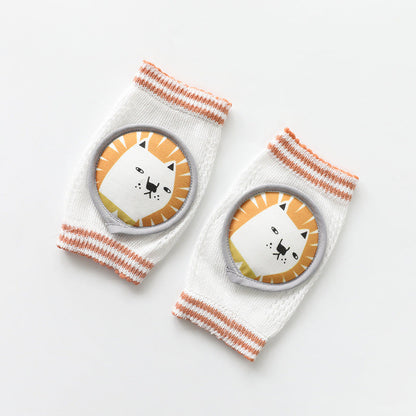 Baby Crawling Knee Pad with Cotton, Sponge Filling and Mesh Panel