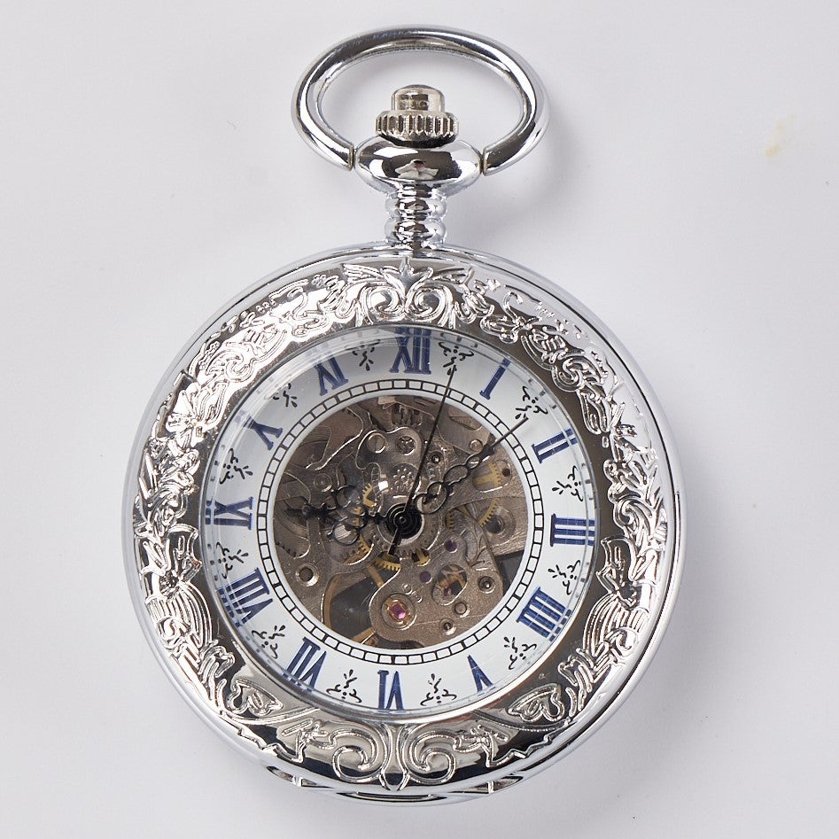 Mechanical Pocket Watch Openwork Vintage