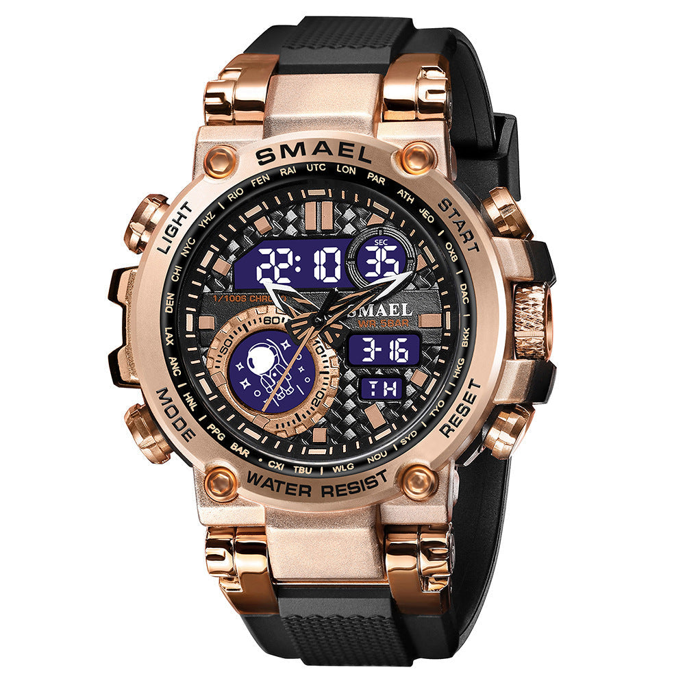 SMAEL Tactical Digital Watch With A Large Dial And Multiple Functions
