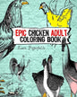 Epic chicken Adult Coloring Book - Paperback