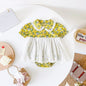 Fashion Personality Clothes Korean Version Floral Baby Romper