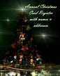 Annual Christmas Card Register with names & addresses - Paperback