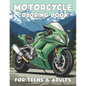 Motorcycle Coloring Book for Kids, Teens, and Adults - Paperback