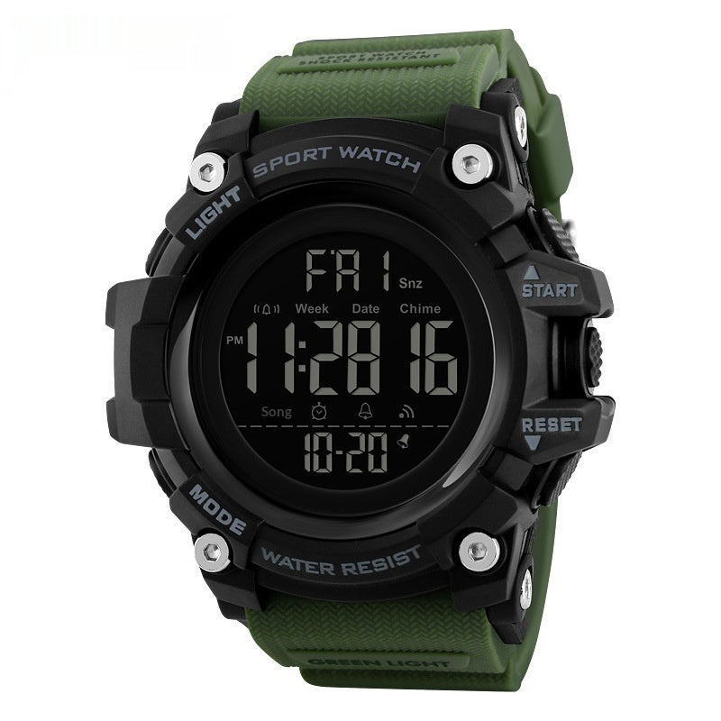 Mens Outdoor Sports Electronic Watch With Multi-Function
