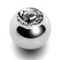 5mm Black Diamond Replacement Ball Created with Crystals