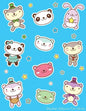Sticker Album For Girls: 100 Plus Pages For PERMANENT Sticker Collection, Activity Book For Girls, Blue - 8.5 by 11 - Paperback
