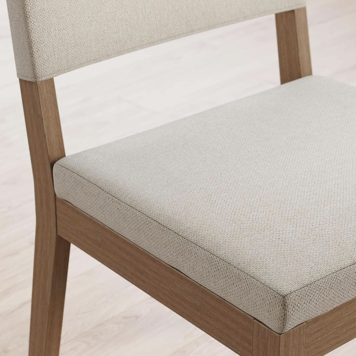 Linus Upholstered Dining Chair With Rubberwood Legs