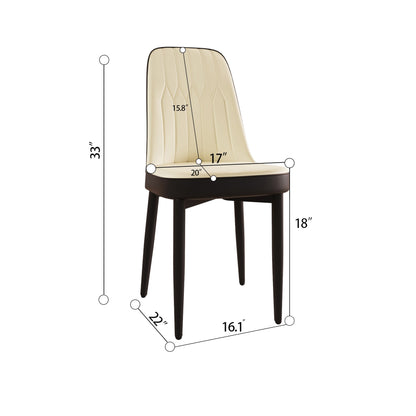 47'-63' expandable dining table set for 2-6 people, equipped with PU fabric