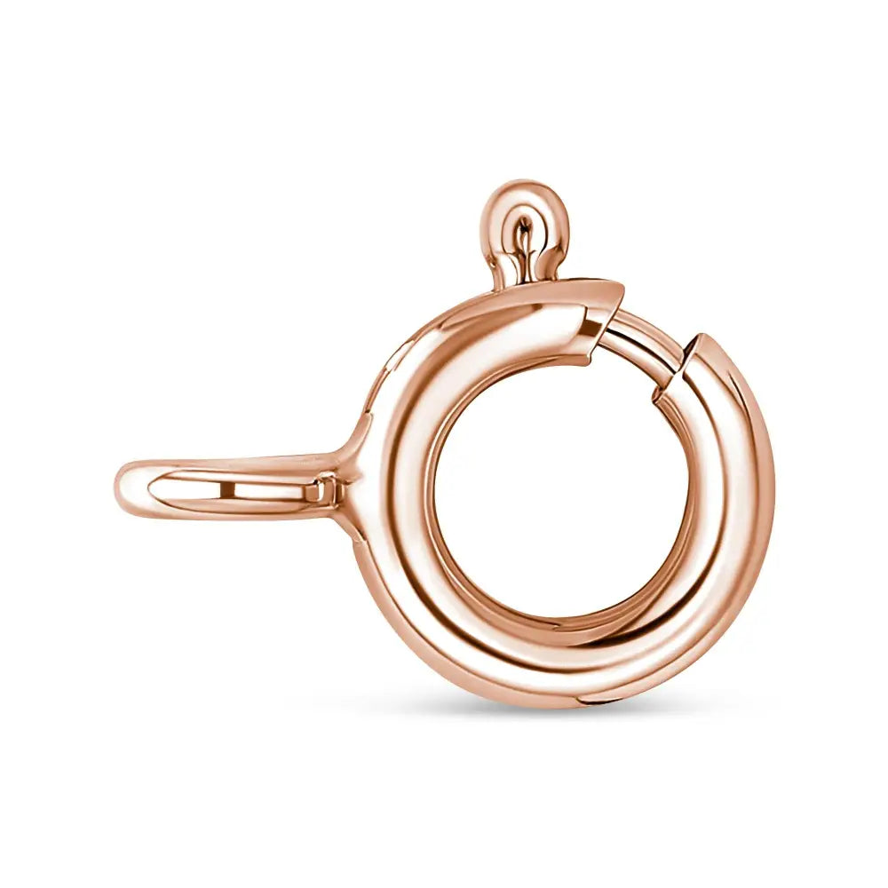 Black and White Diamond Heart Ball Pendant in 18K Rose Gold 3/8 Cttw