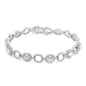 18K White Gold Plated Tennis Bracelets