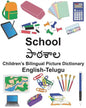 English-Telugu School Children's Bilingual Picture Dictionary - Paperback