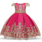 Bowknot children's skirt and net gauze dress