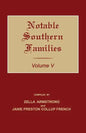 Notable Southern Families. Volume V - Paperback