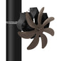 Thermal Power Magnet-free 7-blade Wall Hanging Fireplace Fan