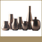 Modern And Simple Golden Ceramic Vase Ornaments Nordic Net Red Creative
