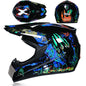 Youth Off-Road Motorcycle Helmet - [green] | Lightweight Motocross Full Face Shield for Dirt Bike & ATV
