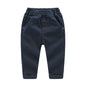 Embroidered Pants Solid Color Soft Children's Pants