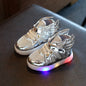 New Spring and Autumn Glowing Flashing Lights Shoes Children's Wings Shoes