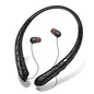 Sports Bluetooth Neckband Headphones with Retractable Wire for Handsfree Calls and Stereo Sound