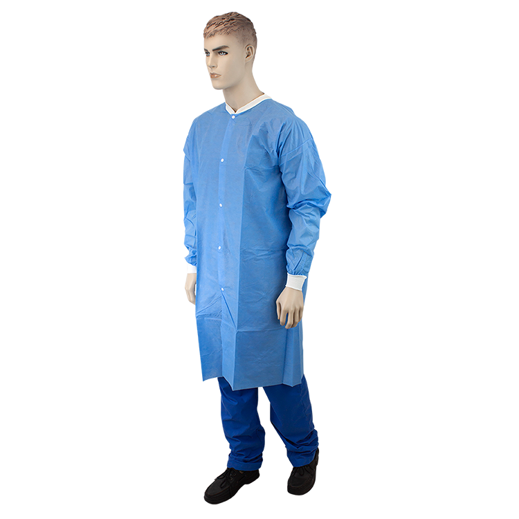 Dynarex Lab Coat w/out Pockets - 10ea/bx, 3bxs/cs (30 Count)