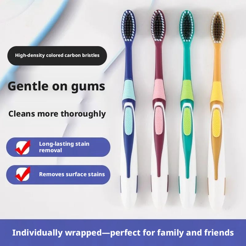 Soft-bristle toothbrush-random color-high quality-1 stick