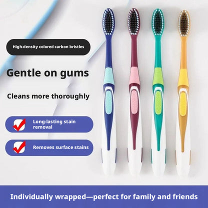 Soft-bristle toothbrush-random color-high quality-1 stick