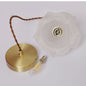 Japanese Flower Glass Small Chandelier