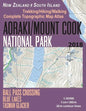 Aoraki/Mount Cook National Park Trekking/Hiking/Walking Topographic Map Atlas Ball Pass Crossing Blue Lakes Tasman Glacier New Zealand South Island 1: - Paperback