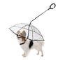 Flexible Handle Umbrella for Dog with Rope for Small Pets
