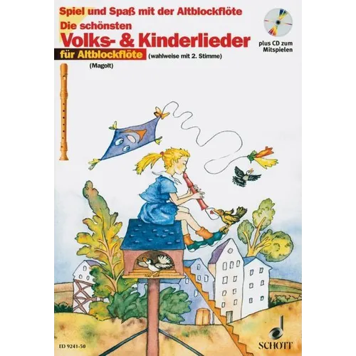 Volks- Und Kinderlieder: For Recorder - Hardcover