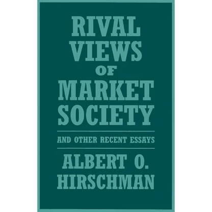 Rival Views of Market Society and Other Recent Essays - Paperback