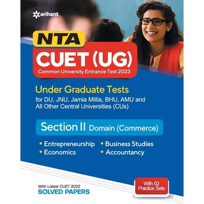 NTA CUET UG 2023 Section 2 Domain Commerce - Paperback