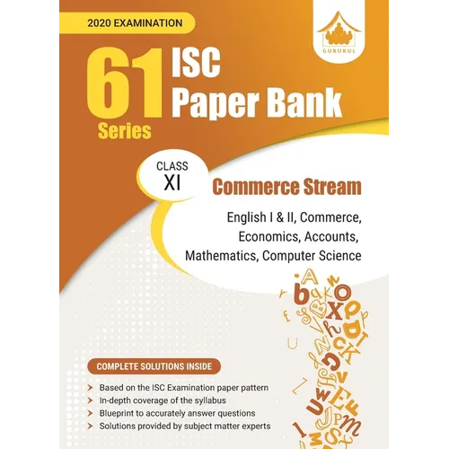 61 Paper Bank - Commerce Stream: ISC Class 11 for 2020 examination - Paperback