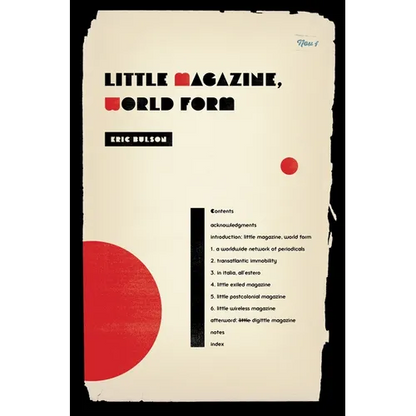 Little Magazine, World Form - Paperback