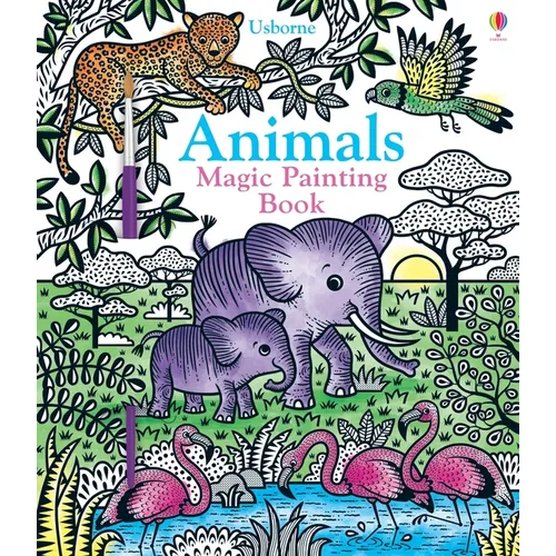 Animals Magic Painting Book - Paperback