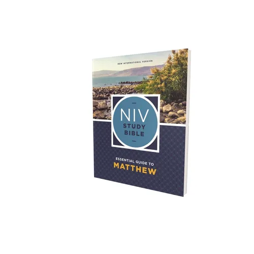 NIV Study Bible Essential Guide to Matthew, Paperback, Red Letter, Comfort Print Softcover - Paperback
