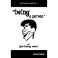 Instruction Book For...Being a Person: Or (Just Feeling Better) - Paperback