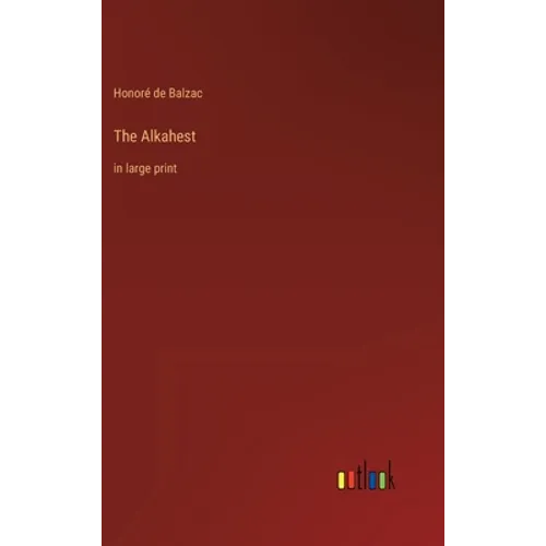 The Alkahest: in large print - Hardcover