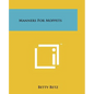 Manners For Moppets - Paperback