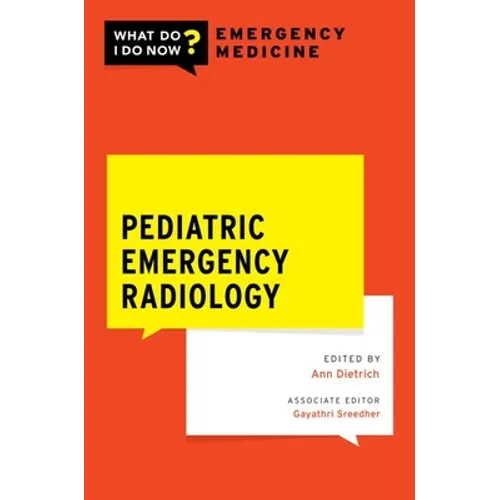 Pediatric Emergency Radiology - Paperback