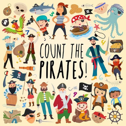 Count the Pirates!: A Fun Picture Puzzle Book for 3-5 Year Olds - Paperback