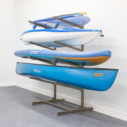 G-Surfboard & SUP Rack | 4 Levels | Indoor-Outdoor