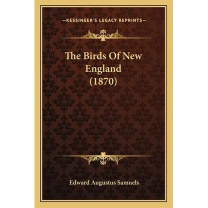 The Birds Of New England (1870) - Paperback
