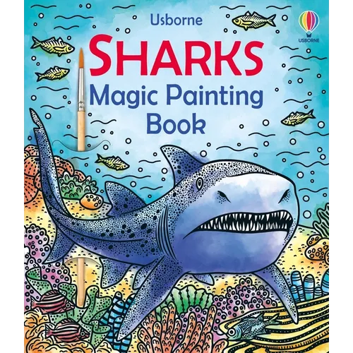 Sharks Magic Painting Book - Paperback