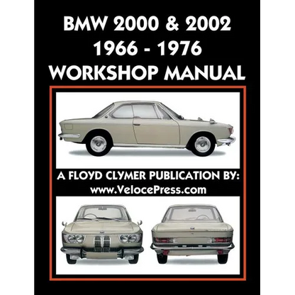 BMW 2000 & 2002 1966-1976 Workshop Manual - Paperback