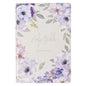 KJV Bible Giant Print Full-Size Faux Leather Floral - Leather
