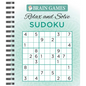 Brain Games - Relax and Solve: Sudoku (Teal) - Spiral